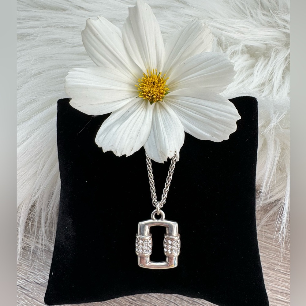 💗BRIGHTON Meridian Linx Petite Reversible Necklace With Crystal Accents Retired
